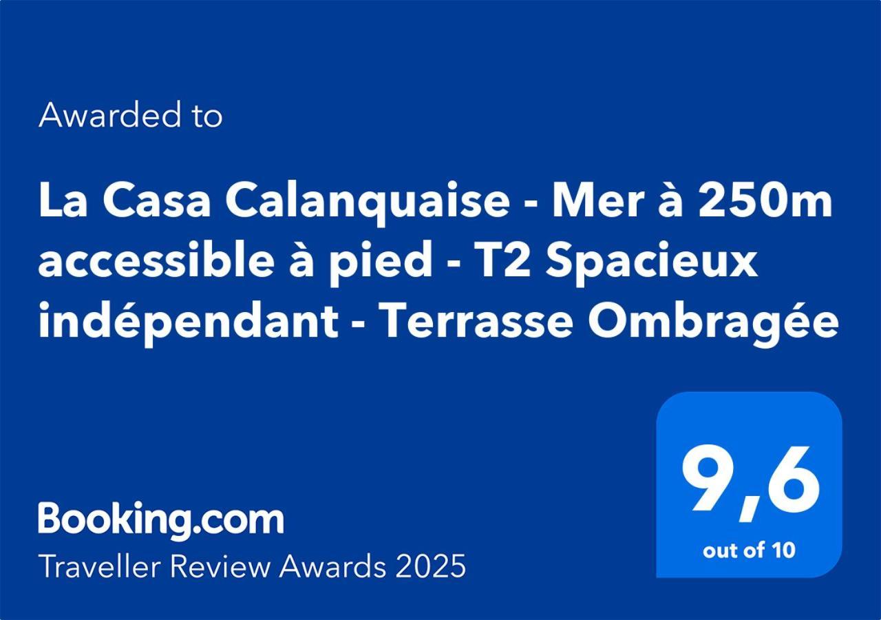 La Casa Calanquaise - Mer A 250M Accessible A Pied - T2 Spacieux Independant - Terrasse Ombragee Ensues-la-Redonne Eksteriør billede
